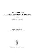 Cover of: Lectures on macroeconomic planning by Leif Johansen