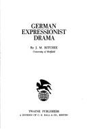 Cover of: German expressionist drama