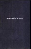 Cover of: character of races