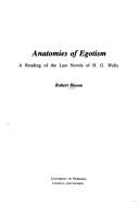 Anatomies of egotism by Bloom, Robert