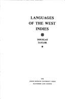 Languages of the West Indies by Douglas MacRae Taylor
