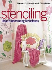 Cover of: Stenciling: ideas & decorating techniques.