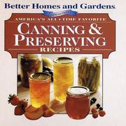 Cover of: America's All-Time Favorites Canning & Preserving Recipes by 