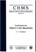 Cover of: Lectures on Hilbert cube manifolds