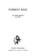 Cover of: Forrest Reid