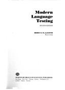 Cover of: Modern language testing by Rebecca M. Valette