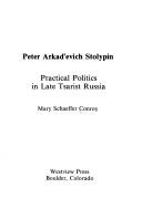 Cover of: Peter Arkadʹevich Stolypin by Mary Schaeffer Conroy