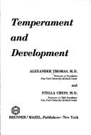 Cover of: Temperament and development