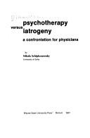 Psychotherapy versus iatrogeny by Nikola Schipkovenski