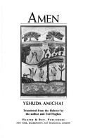 Cover of: Amen by Yehuda Amichai