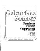 Subsurface geology by Leslie Walter LeRoy