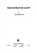 Cover of: The human quality