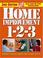 Cover of: Home Improvement 1-2-3