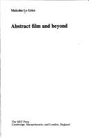 Cover of: Abstract film and beyond