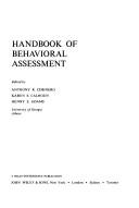 Cover of: Handbook of behavioral assessment
