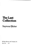 Cover of: The last collection