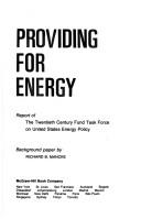 Cover of: Providing for energy by Twentieth Century Fund. Task Force on United States Energy Policy.