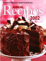 Cover of: Annual recipes 2002