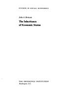 Cover of: The inheritance of economic status