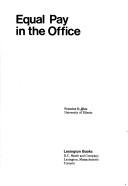 Cover of: Equal pay in the office