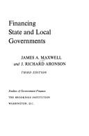 Cover of: Financing State and local governments