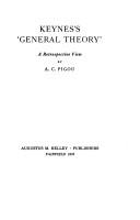 Cover of: Keynes's General theory: a retrospective view