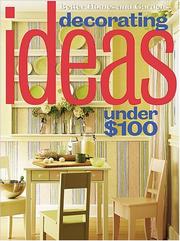 Cover of: Decorating Ideas Under $100 by Better Homes and Gardens