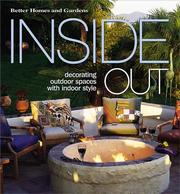 Cover of: Inside Out: Decorating Outdoor Spaces with Indoor Style (Better Homes & Gardens)