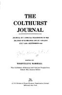 The Colthurst journal by John Bowen Colthurst