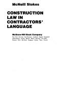 Cover of: Construction law in contractors' language by McNeill Stokes