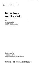 Cover of: Technology and survival