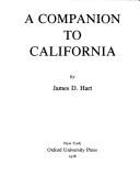 Cover of: A companion toCalifornia