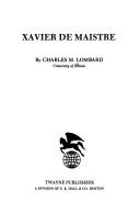 Cover of: Xavier de Maistre