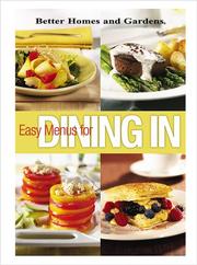 Cover of: Easy Menus for Dining In