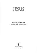 Jesus by Schweizer, Eduard