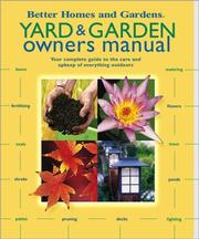 Cover of: Yard & Garden Owners Manual by 