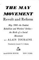 Cover of: The May movement by Alain Touraine, Alain Touraine