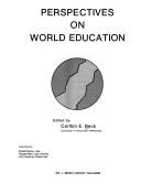 Cover of: Perspectives on world education