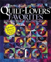 Cover of: Quilt-Lovers' Favorites, Volume 1 (Quilt-Lovers' Favorites)