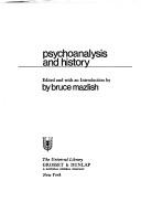 Cover of: Psychoanalysis and history.