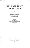Cover of: Belligerent reprisals. by F. Kalshoven