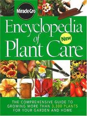Cover of: Encyclopedia of plant care.