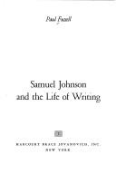 Cover of: Samuel Johnson and the life of writing.