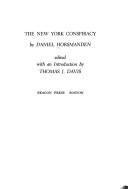 Cover of: The New York conspiracy. by Daniel Horsmanden