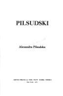 Cover of: Pilsudski