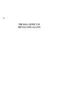 Cover of: Hall effect in metals and alloys