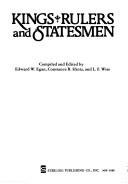 Cover of: Kings, rulers, and statesmen