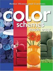 Cover of: Color Schemes Made Easy by Shelley Stewart, Better Homes and Gardens, Vicki Ingham