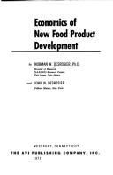 Cover of: Economics of new food product development