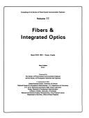 Cover of: Fibers & integrated optics: [seminar], March 22-23, 1976, Reston, Virginia